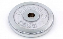 Блин (диск) хромированный d-30мм HIGHQ SPORT ТА-1451 2,5кг (металл хромированный)
