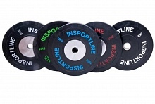 Олимпийский диск обрезиненный 5-10-15-20-25 кг Insportline
