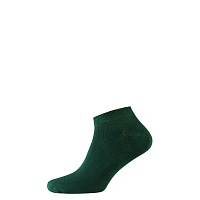 Носки мужские короткие из хлопка short, бесшовные темно-зеленые
