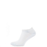 Носки мужские короткие из хлопка, бесшовные белые