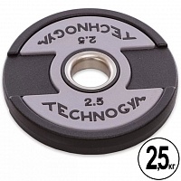 Блин (диск) полиуретановый d-51мм Technogym 2,5кг
