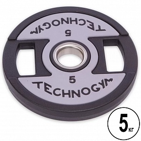 Блин (диск) полиуретановый d-51мм Technogym 5 кг