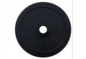 Диск RN-Sport стальной обрезиненный 20 кг - 51 мм