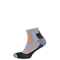 Носки мужские спортивные для бега серо-оранжевые