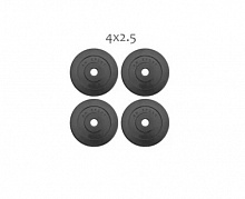 10 кг (4x2.5) дисков, покрытых пластиком (31 мм)