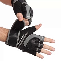 Перчатки для тяжелой атлетики Maraton размер ХL , черно-серый